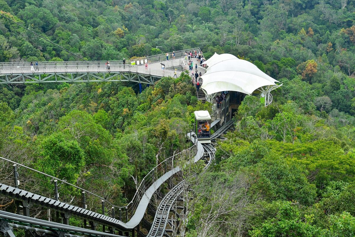 La funivia e lo Sky Bridge tra la foresta di Langkawi, cosa vedere in Malesia